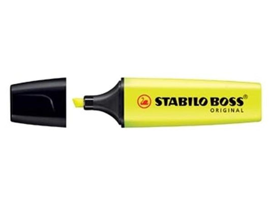 Abi tekstmarker stlo boss original geel 2-5 mm