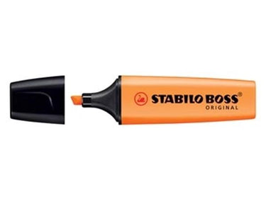 Abi tekstmarker stlo boss orignal oranje 2-5 mm schuine punt