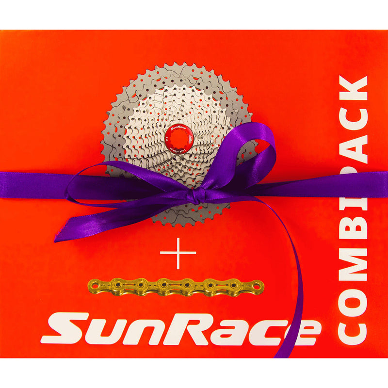 Afbeelding laden in galerijviewer, Spanninga sunrace combipack csr91 9v hg 11-28t met ketting cnm94
