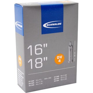 Afbeelding laden in galerijviewer, Schwalbe binnenband dv4 16 18 28 37-340 355 hv 32mm
