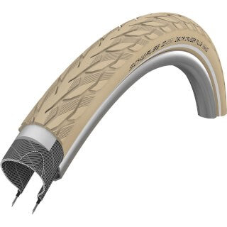 Afbeelding laden in galerijviewer, Schwalbe delta cruiser plus creme 28x1.40 37-622 reflectie
