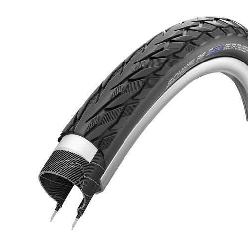 Afbeelding laden in galerijviewer, Schwalbe delta cruiser plus 28x15 8x13 8 37-622 28x1.40 zwart reflex
