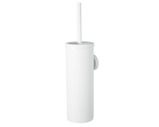 Satino smart toiletborstel garnituur metaal wit