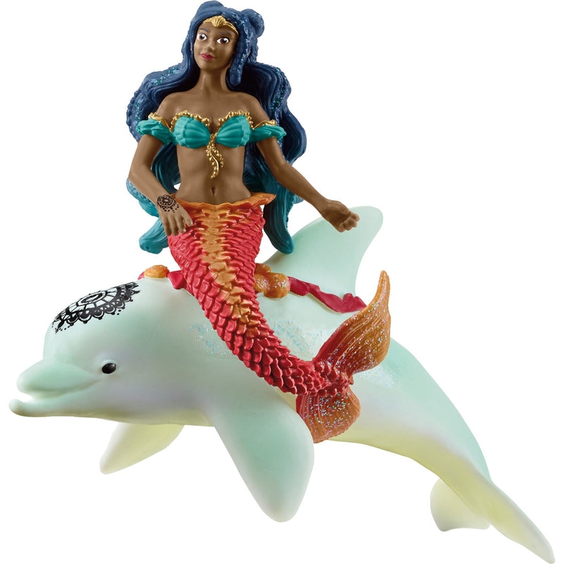 Afbeelding laden in galerijviewer, Schleich Bayala Isabelle op dolfijn
