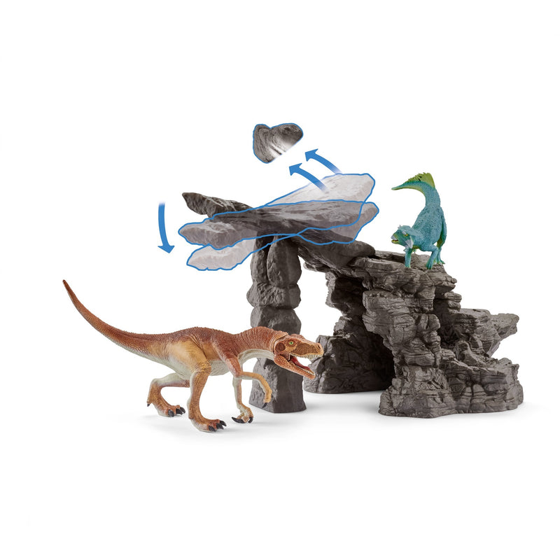 Afbeelding laden in galerijviewer, Schleich DINOSAURS Set met Grot 41461
