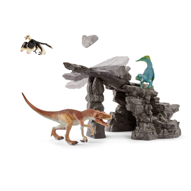 Afbeelding laden in galerijviewer, Schleich DINOSAURS Set met Grot 41461
