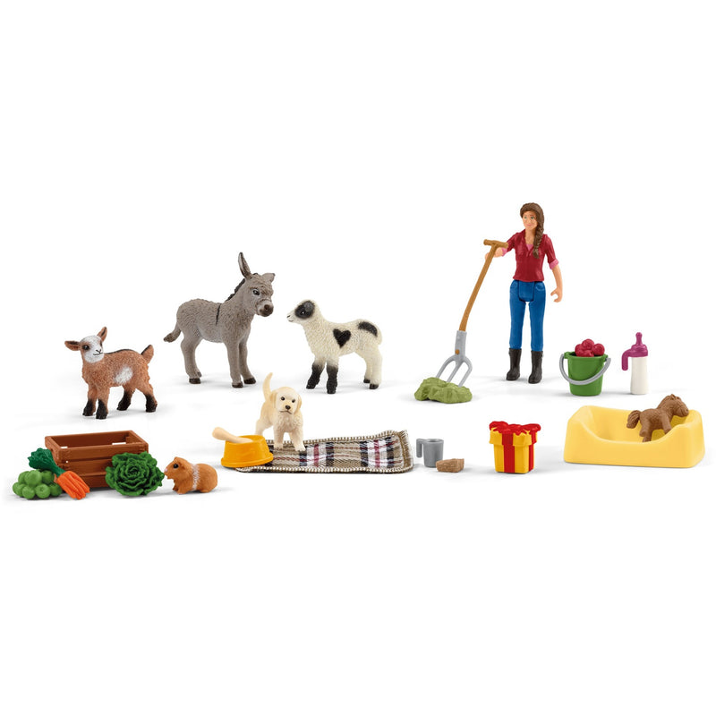 Afbeelding laden in galerijviewer, Schleich FARM WORLD Adventskalender 2023 98983
