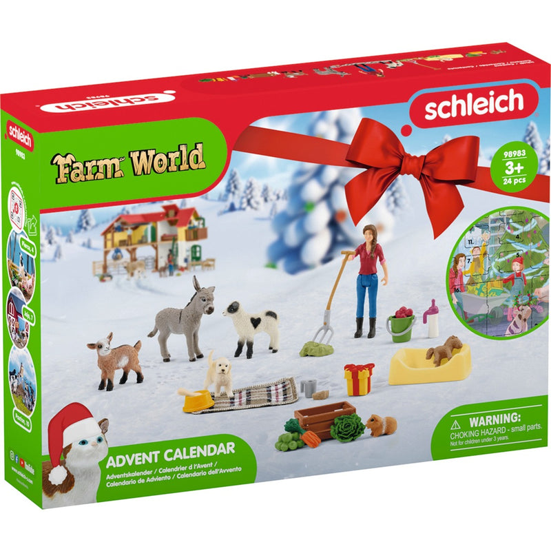 Afbeelding laden in galerijviewer, Schleich FARM WORLD Adventskalender 2023 98983
