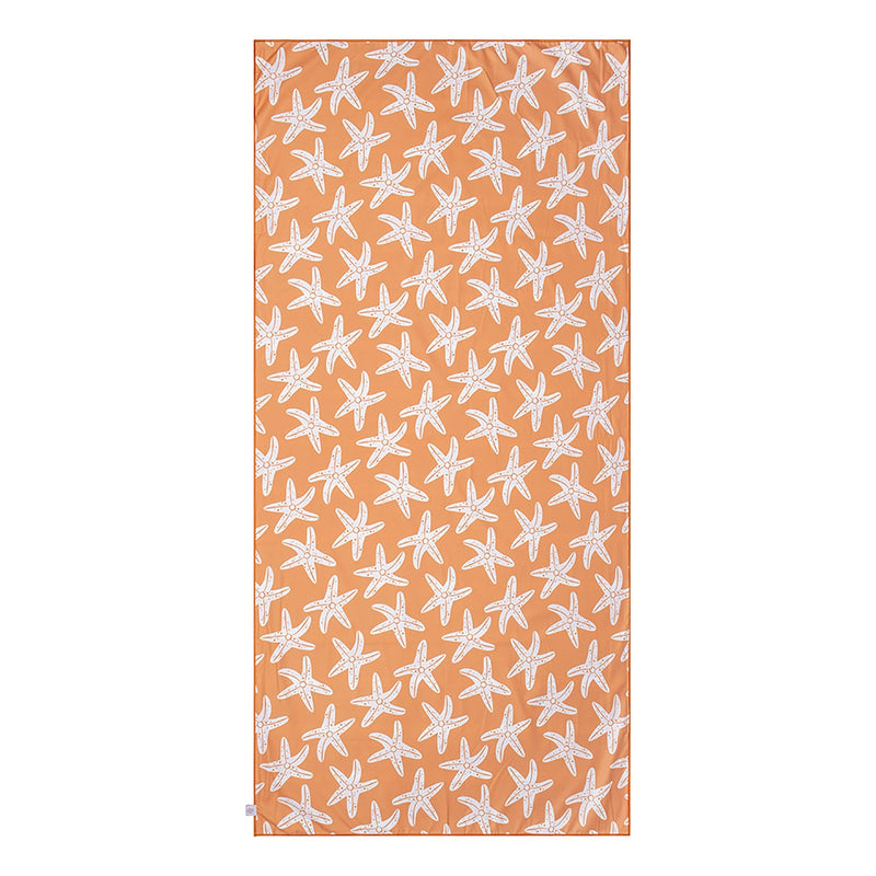 Afbeelding laden in galerijviewer, Seastar | oranje microvezel handdoek 180 x 90 cm
