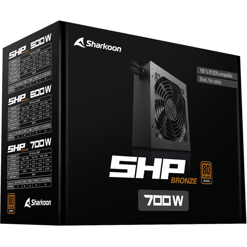 Afbeelding laden in galerijviewer, Sharkoon SHP Bronze 700W
