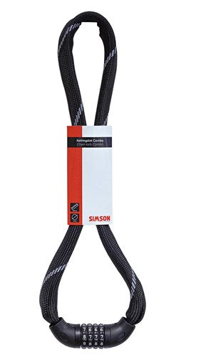 Afbeelding laden in galerijviewer, Simson kettingslot code combo 6mm x 100cm codeslot
