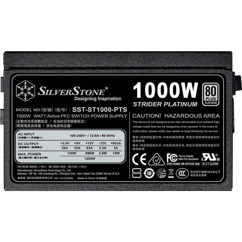 Afbeelding laden in galerijviewer, SilverStone SilverStone SST-ST1000-PTS 1000W
