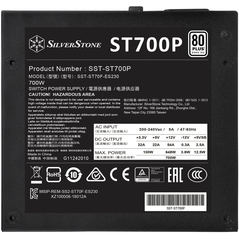 Afbeelding laden in galerijviewer, SilverStone SST-ST700P 700W

