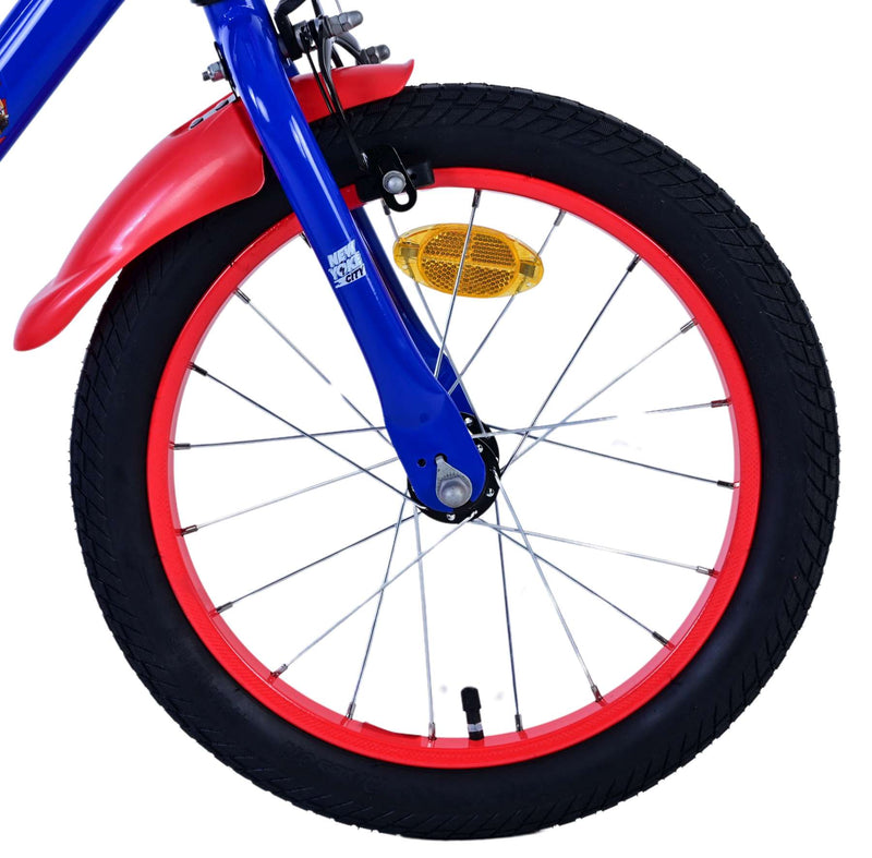 Afbeelding laden in galerijviewer, Sonic prime kinderfiets - jongens - 16 inch - blauw rood

