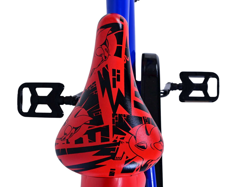 Afbeelding laden in galerijviewer, Sonic prime kinderfiets - jongens - 16 inch - blauw rood
