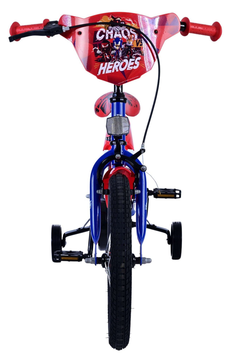 Afbeelding laden in galerijviewer, Sonic prime kinderfiets - jongens - 16 inch - blauw rood
