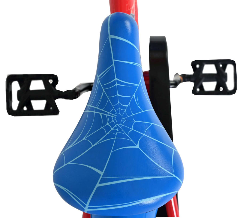 Afbeelding laden in galerijviewer, Spiderman marvel spider-man kinderfiets - jongens - 14 inch - rood blauw
