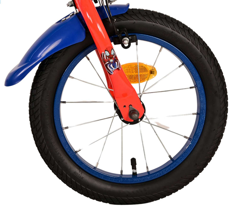 Afbeelding laden in galerijviewer, Spidey Kinderfiets - Jongens - 14 inch - Blauw
