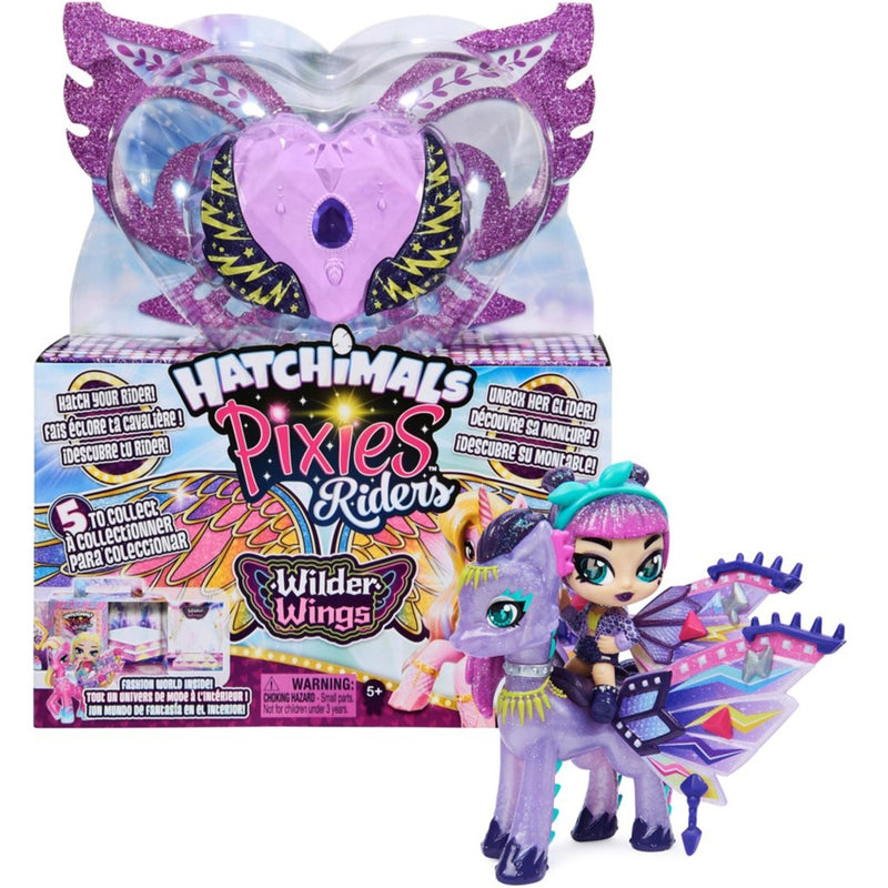 Afbeelding laden in galerijviewer, Spin Master Spin Hatchimals Pixies Riders Wilder Wings
