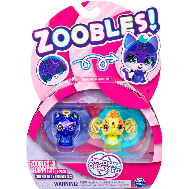 Afbeelding laden in galerijviewer, Spin Master Zoobles Starlight Llama Elephant
