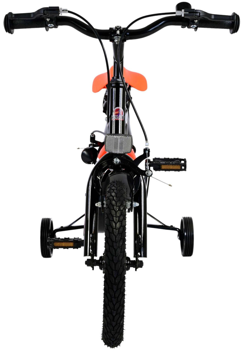 Afbeelding laden in galerijviewer, Volare Sportivo Kinderfiets Jongens 14 inch Neon Oranje Zwart Twee Handremmen
