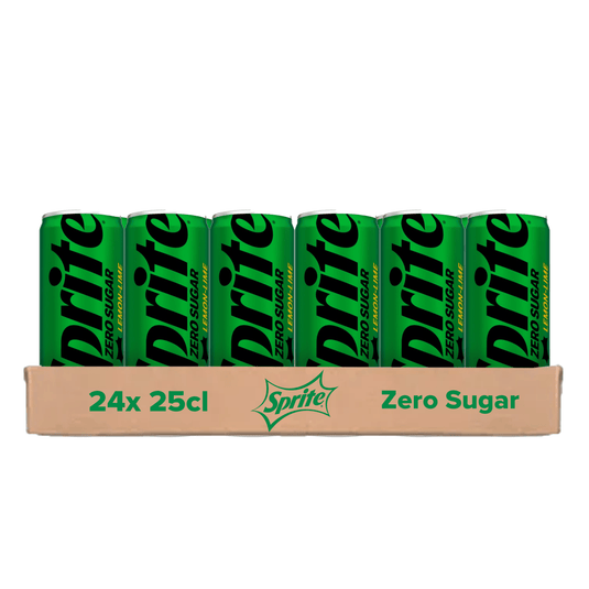 Sprite zero sugar blik (24x25cl)