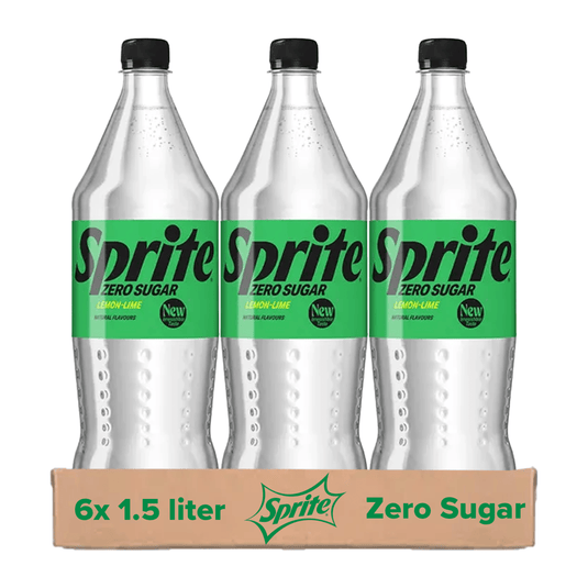 Sprite zero sugar pet (6x 1,5 liter)