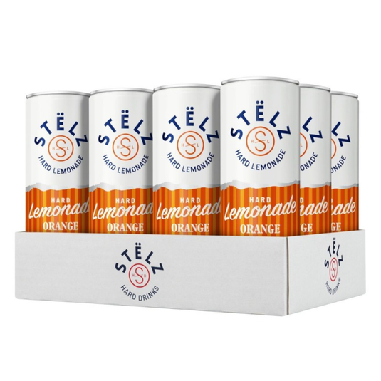 Stelz hard lemonade orange blik (12x25 cl)