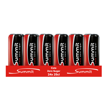 Summit cola zero blik (24x25cl)