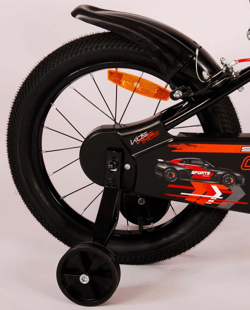 Afbeelding laden in galerijviewer, Volare Super GT Kinderfiets Jongens 16 inch Rood Twee handremmen
