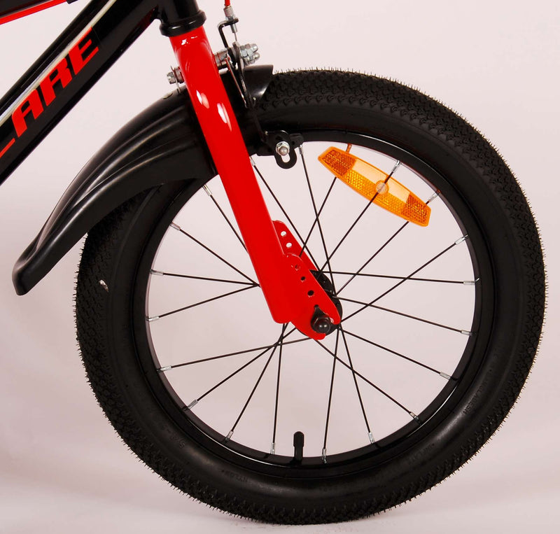 Afbeelding laden in galerijviewer, Volare Super GT Kinderfiets Jongens 16 inch Rood Twee handremmen
