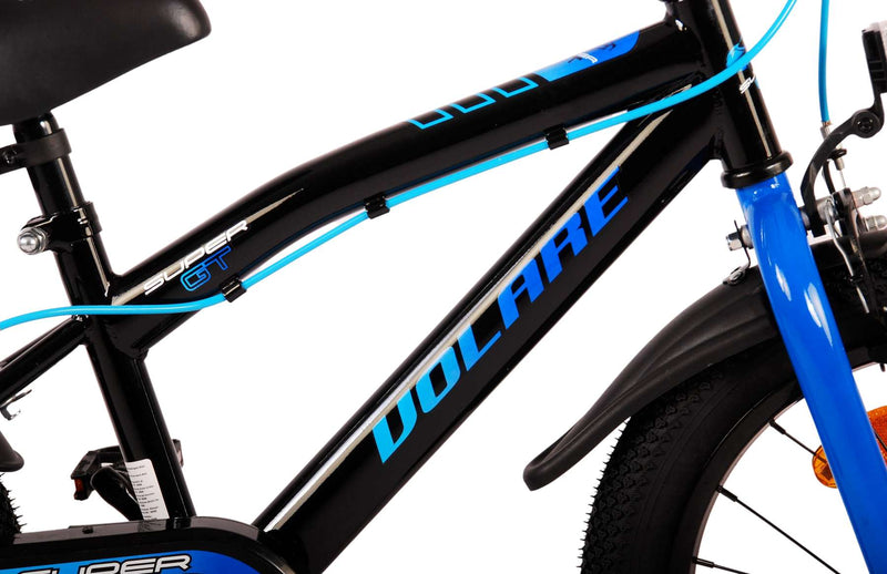 Afbeelding laden in galerijviewer, Volare Super GT Kinderfiets - Jongens - 16 inch - Blauw - Twee handremmen
