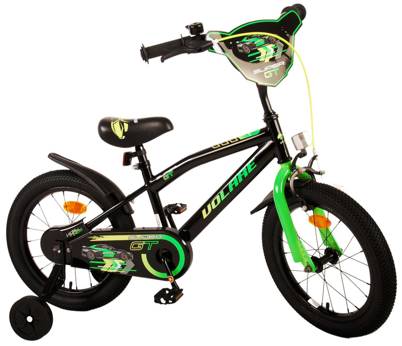 Afbeelding laden in galerijviewer, Volare Super GT Kinderfiets - Jongens - 16 inch - Groen
