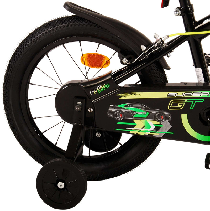 Afbeelding laden in galerijviewer, Volare Super GT Kinderfiets - Jongens - 16 inch - Groen - Twee handremmen
