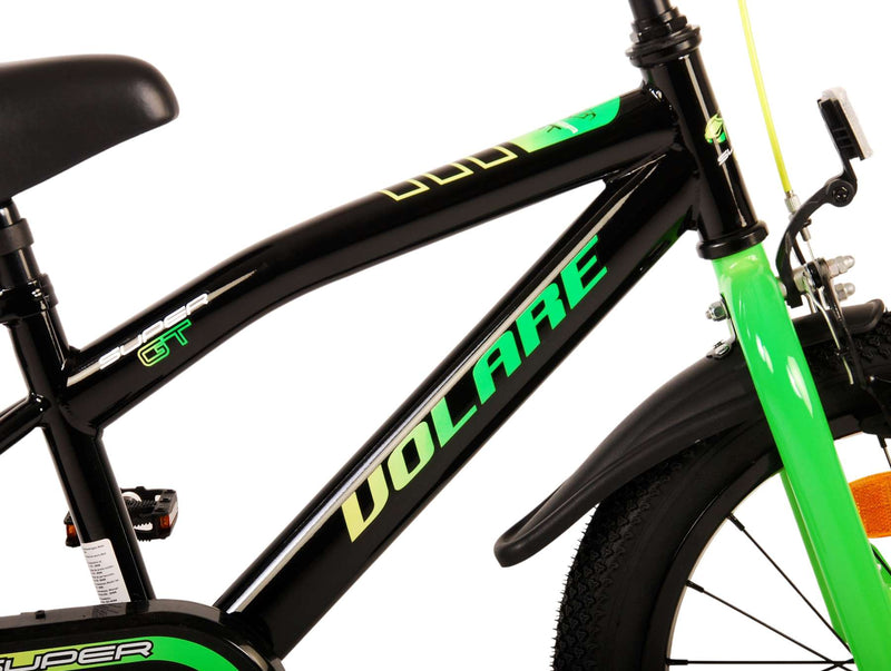Afbeelding laden in galerijviewer, Volare Super GT Kinderfiets - Jongens - 16 inch - Groen
