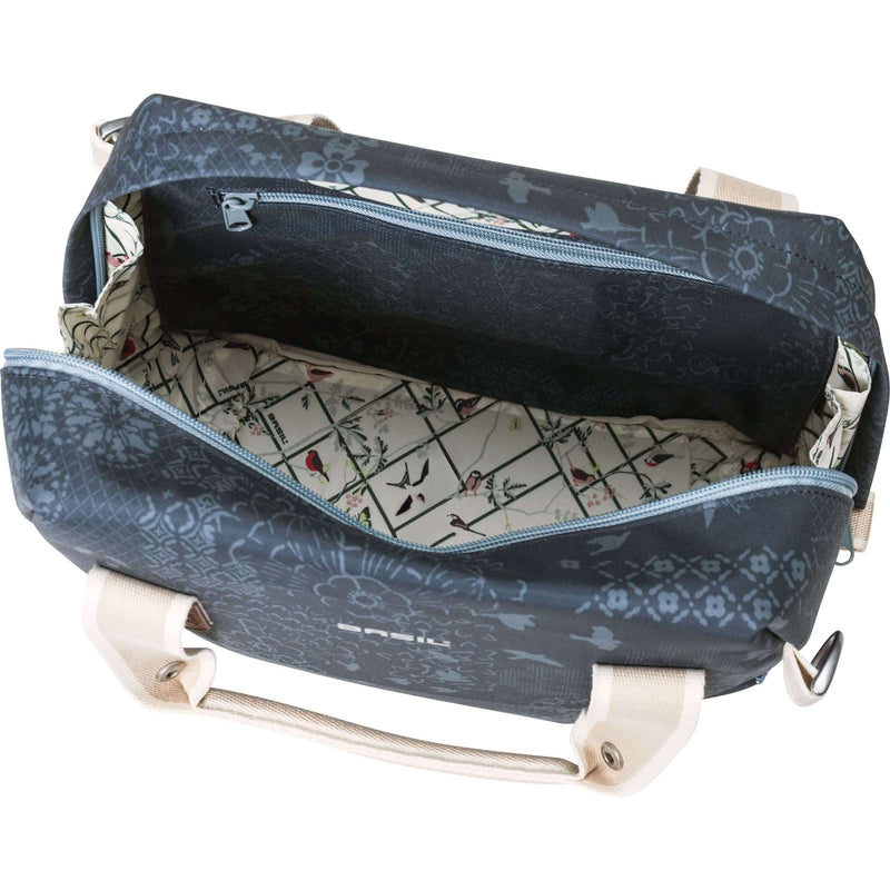 Afbeelding laden in galerijviewer, Basil Bohème City Bag - blauw, elegante hand-, schouder- en stuurtas, waterafstotend, 8 liter inhoud
