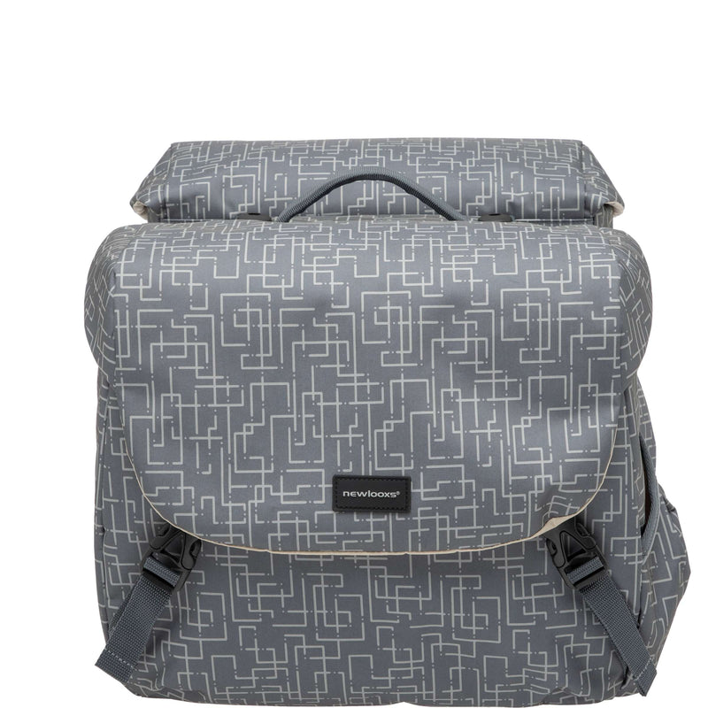 Afbeelding laden in galerijviewer, Mondi Joy Dubbele Fietstas - Racktime Snap-it - Waterafstotend Polyester - 38L - Ivy Walnut

