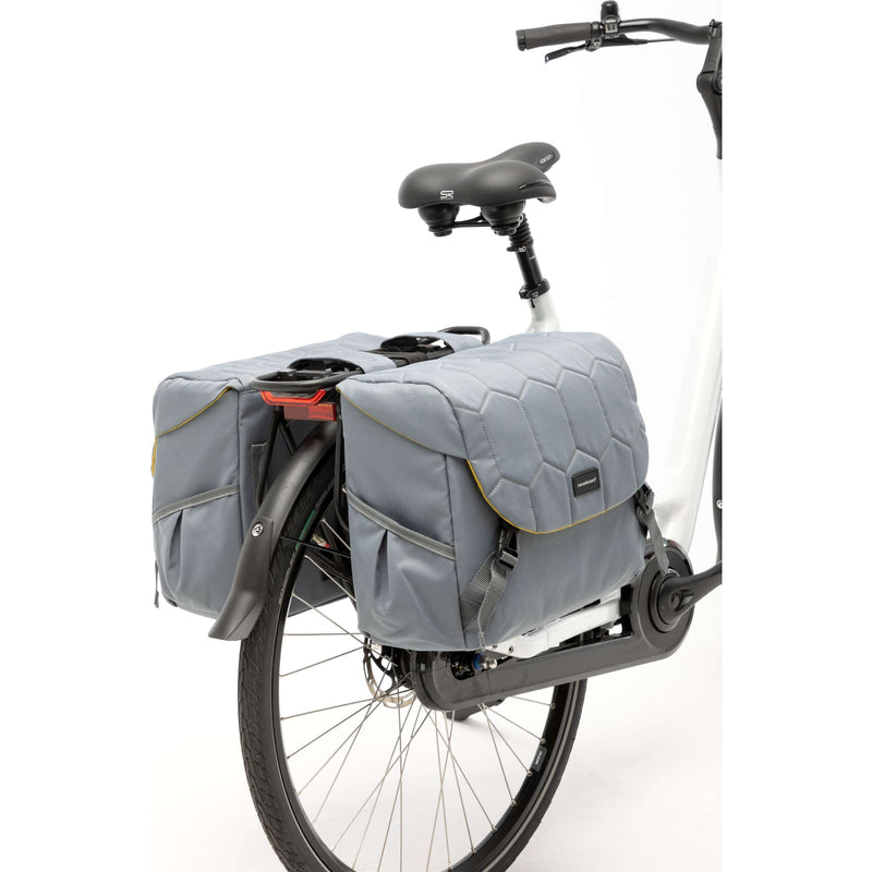 Afbeelding laden in galerijviewer, Mondi Joy dubbele fietstas - grijs
