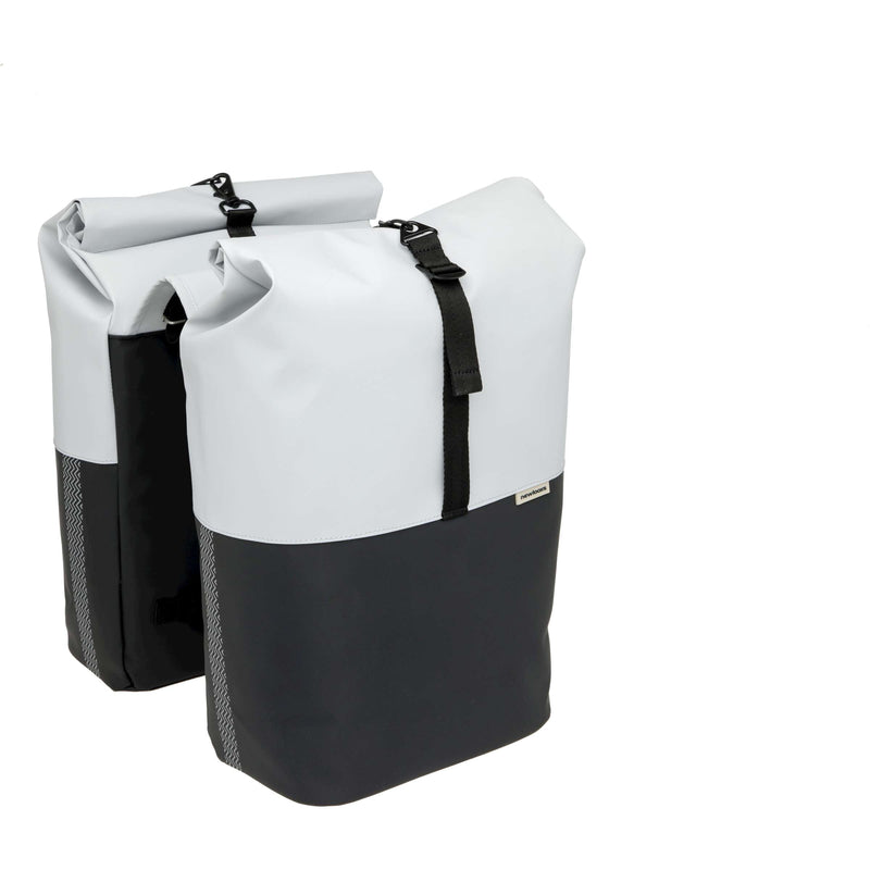 Afbeelding laden in galerijviewer, Newlooxs Tas New Nyborg Double Light Grey Black
