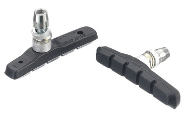 remblokken V-brake 72 x 13 mm zwart 2 stuks