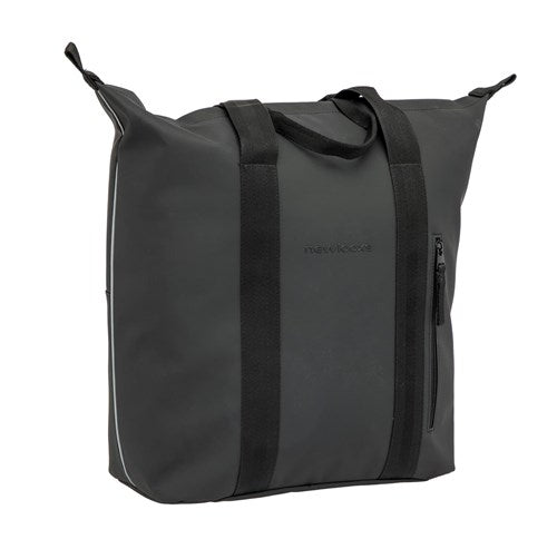Afbeelding laden in galerijviewer, New Looxs zwarte boodschappentas 24L - polyester - zwart - haken
