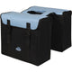 Greenlands dubbel tas 34l zwart lichtblauw