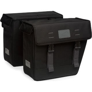 Afbeelding laden in galerijviewer, New Looxs Origin Dubbel tas zwart - fietstas - unisex - waterafstotend - 39L
