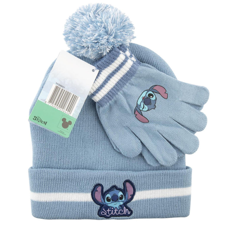 Afbeelding laden in galerijviewer, Lilo stitch winterset muts handschoen
