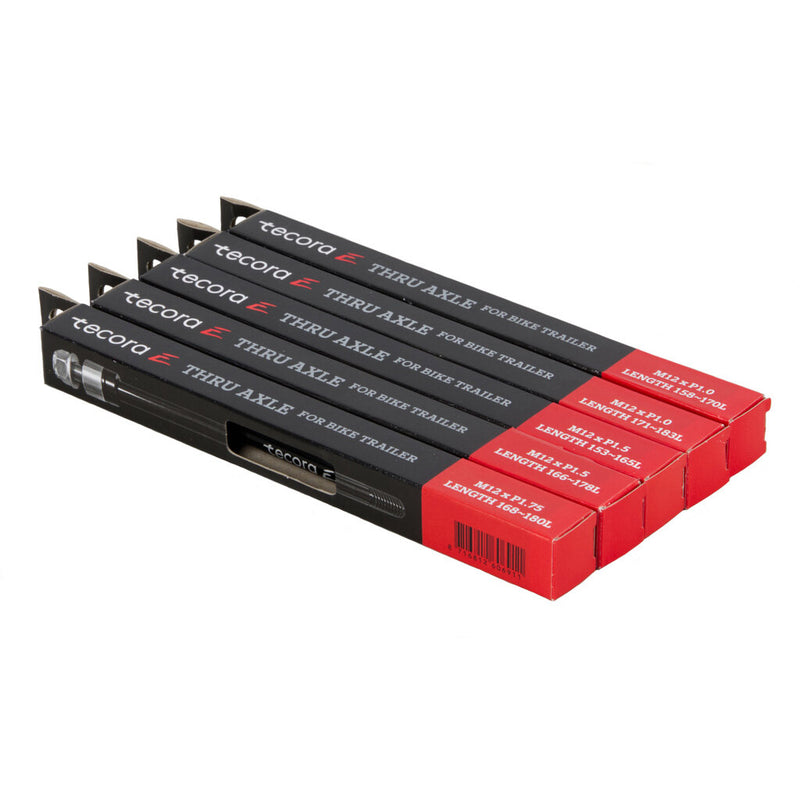 Afbeelding laden in galerijviewer, Tecora e steekas trailer m12 p1,0 171-183mm alu zwart
