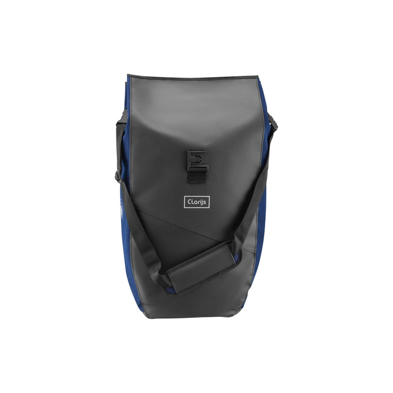 Afbeelding laden in galerijviewer, Clarijs fietstas solobag 24l zwart-blauw
