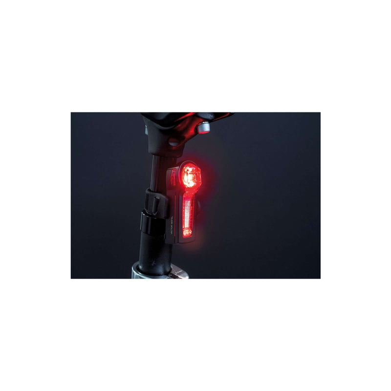 Afbeelding laden in galerijviewer, Trelock achterlicht LS 740 I-GO vector remlicht usb zadelpen
