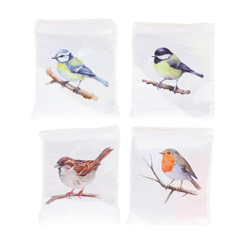 Afbeelding laden in galerijviewer, Esschert design opvouwbare tas aquarel vogel ass. 39,3x4,5x57,3cm polyester
