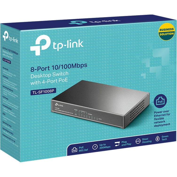 Afbeelding laden in galerijviewer, TP-Link TL-SF1008P V5.0
