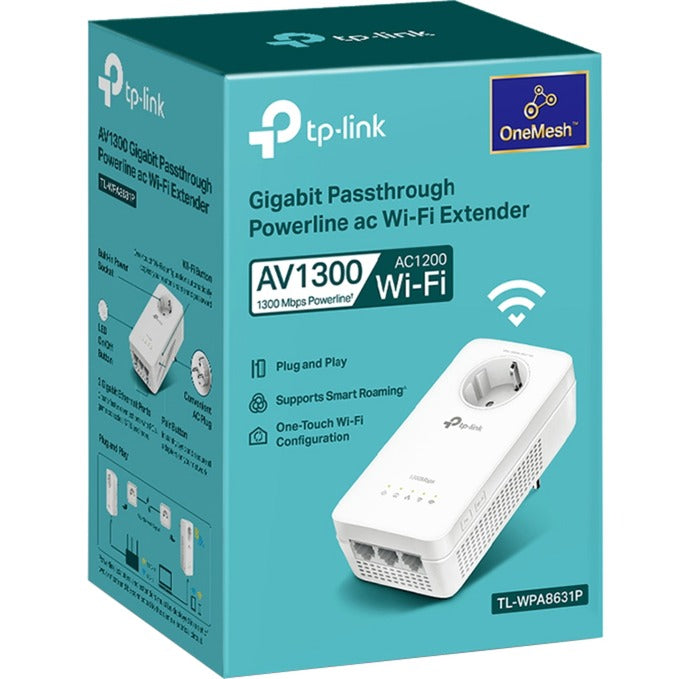 Afbeelding laden in galerijviewer, TP-Link TL-WPA8631P AV1300 Gigabit Passthrough Powerline a
